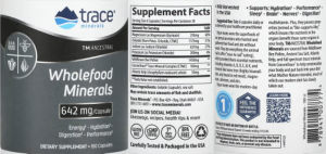 Wholefood Minerals 642 mg