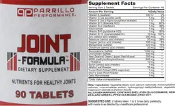 Label for Joint Formula
