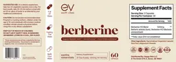 Label for Berberine 1200 mg