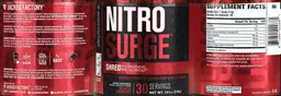 Label for Nitrosurge Shred Black Cherry