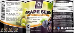 Label for Grape Seed Extract