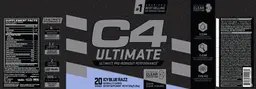 Label for C4 Ultimate Icy Blue Razz