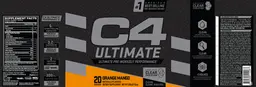 Label for C4 Ultimate Orange Mango