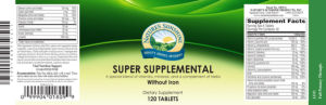 Super Supplemental Without Iron