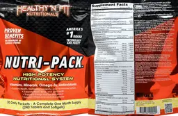 Label for Nutri Pack