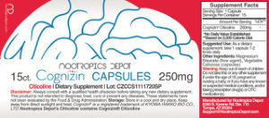 Cognizin Capsules 250 mg