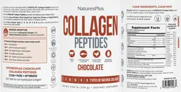 Label for Collagen Peptides Chocolate