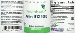 Label for Active B12 1000