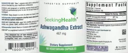 Label for Ashwagandha Extract 467 mg