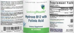 Label for Hydroxo B12 with Folinic Acid