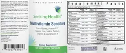 Label for Multivitamin Sensitive
