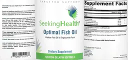 Label for Optimal Fish Oil