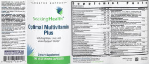 Optimal Multivitamin Plus