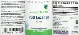 Label for PQQ Lozenge 20 mg
