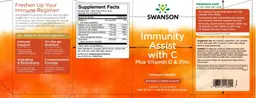 Label for Immunity Assist with C Natural Citrus Flavor