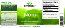 Label for Noni 500 mg