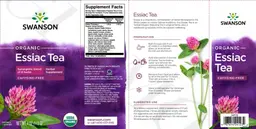 Label for Organic Essiac Tea