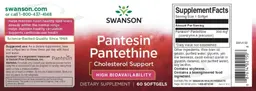 Label for Pantesin Pantethine