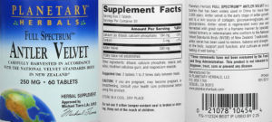 Full Spectrum Antler Velvet 250 mg