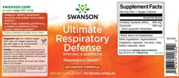 Label for Ultimate Respiratory Defense