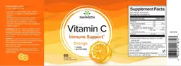 Label for Vitamin C Orange