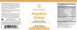 Label for Hepatic Detox