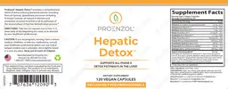 Label for Hepatic Detox
