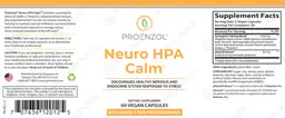 Label for Neuro HPA Calm