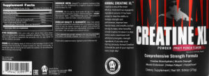 Animal Creatine XL Fruit Punch Flavor