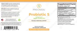 Label for Probiotic 5