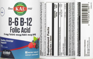 B-6 B-12 Folic Acid Berry