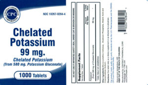 Chelated Potassium 99 mg