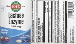 Label for Lactase Enzyme 250 mg
