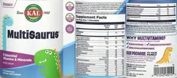 Label for MultiSaurus Mixed Berry
