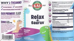 Label for Relax-a-Saurus Grape