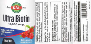 Ultra Biotin 10,000 mcg Drop ins Mixed B
