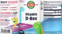 Label for Vitamin D-Rex Watermelon