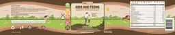 Label for Kids And Teens Growth Protein Shake Chocolate