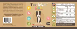 Label for Kids Bone Growth Strawberry Flavor