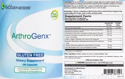 Label for ArthroGenx