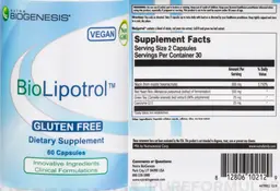 Label for BioLipotrol