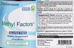 Label for Methyl Factors