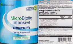 Label for MicroBiotic Intensive