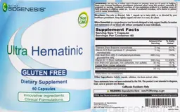 Label for Ultra Hematinic