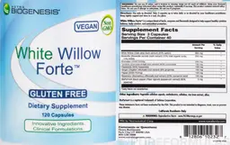 Label for White Willow Forte