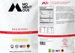Label for Recovery Vanilla
