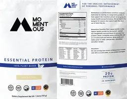 Label for Essential Protein Vanilla Chai