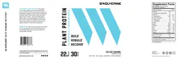 Label for Plant Protein Salted Caramel