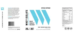 Label for Whey Isolate Honey Cinnamon Peanut Butter