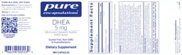 Label for DHEA 5 mg
